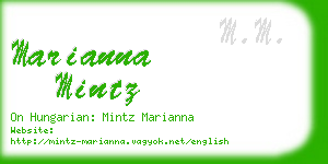 marianna mintz business card